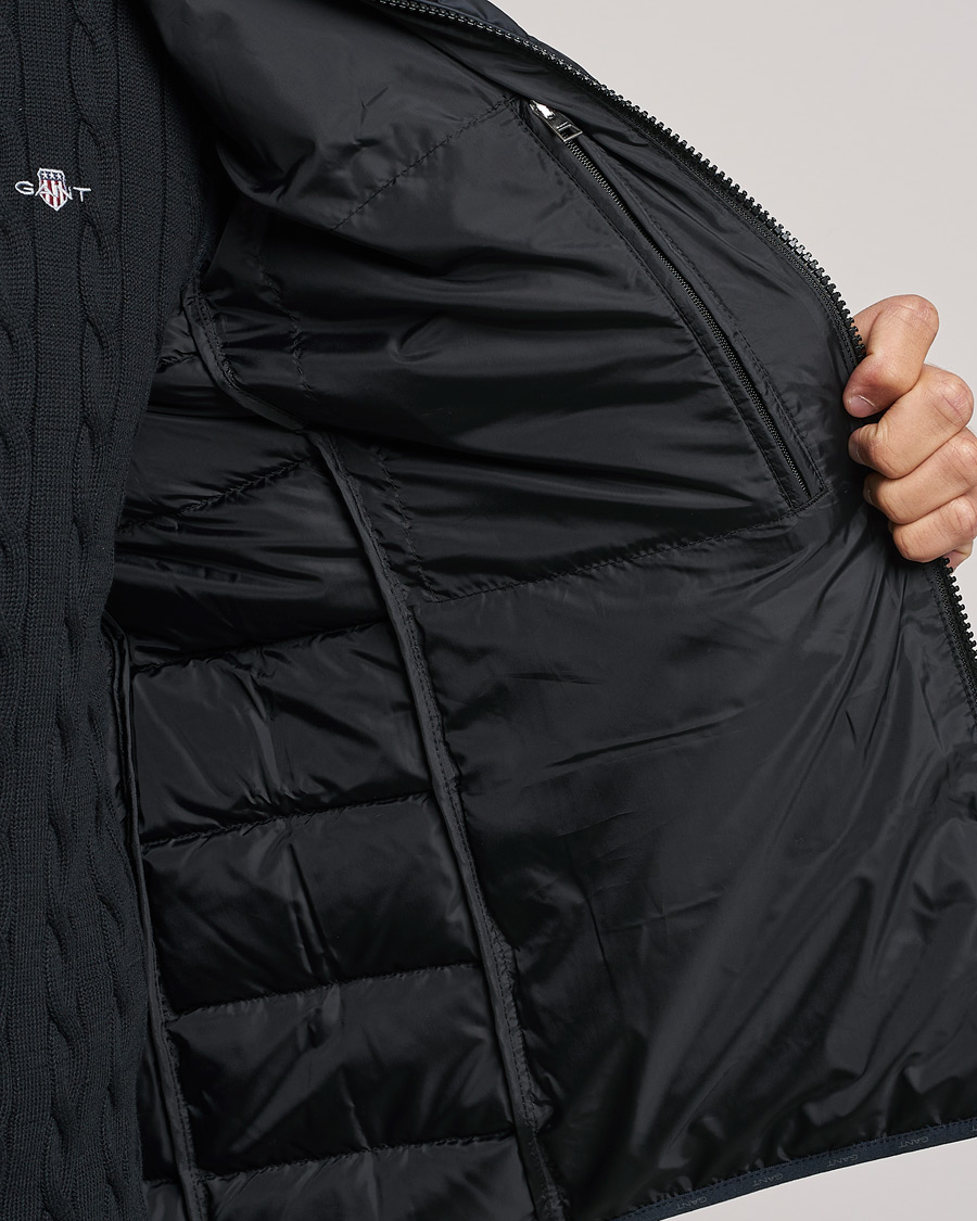 GANT The Light Down Gilet Black