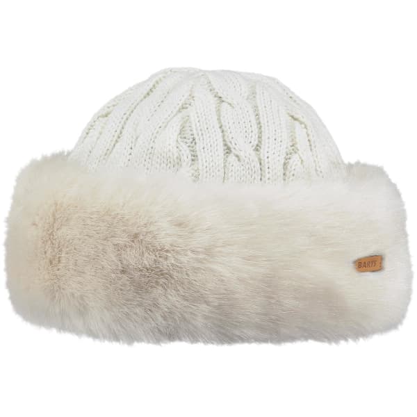 Bonnet ski BARTS FUR CABLE BANDHAT WHITE