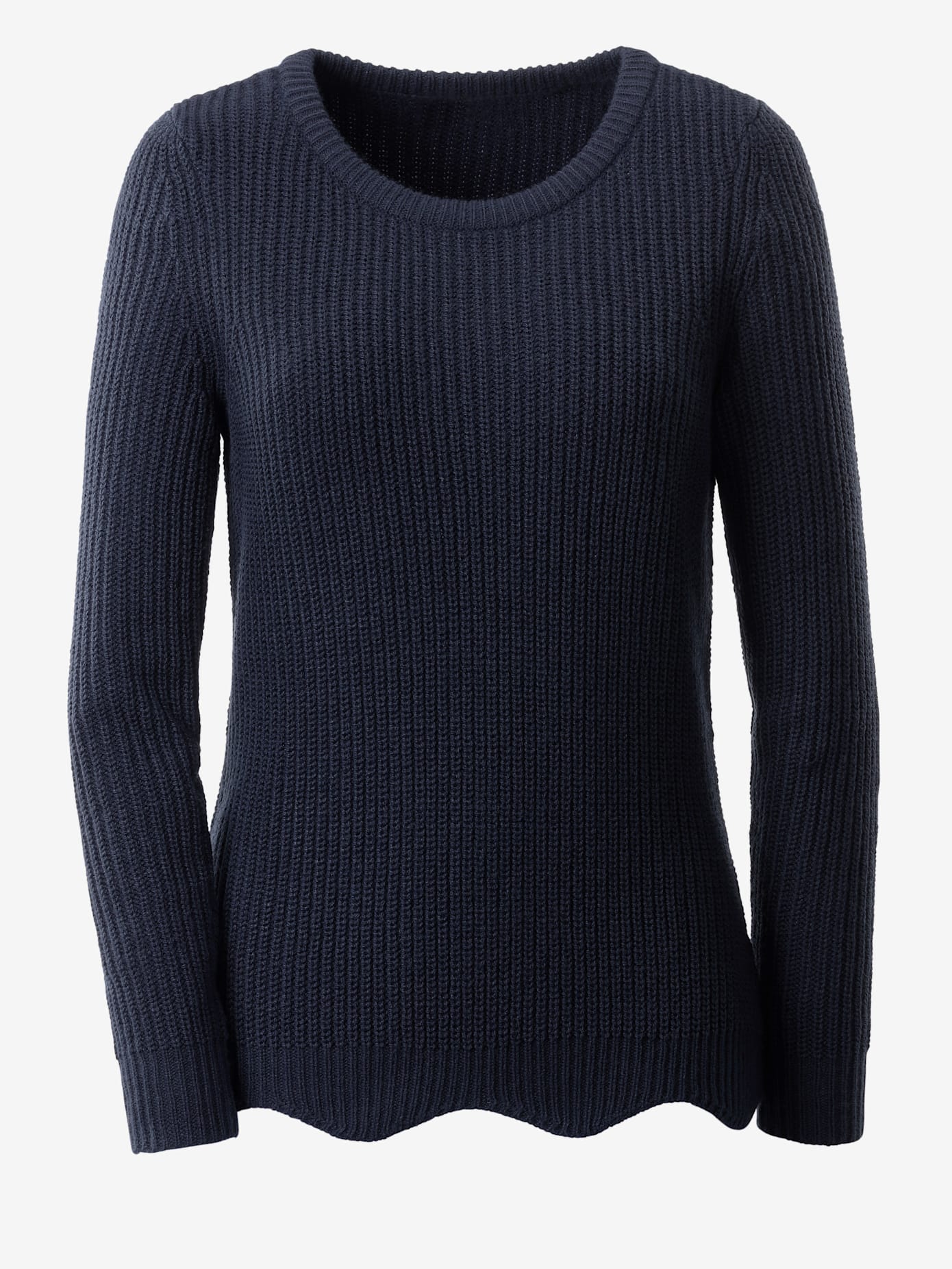 Pull femme effet côtelé