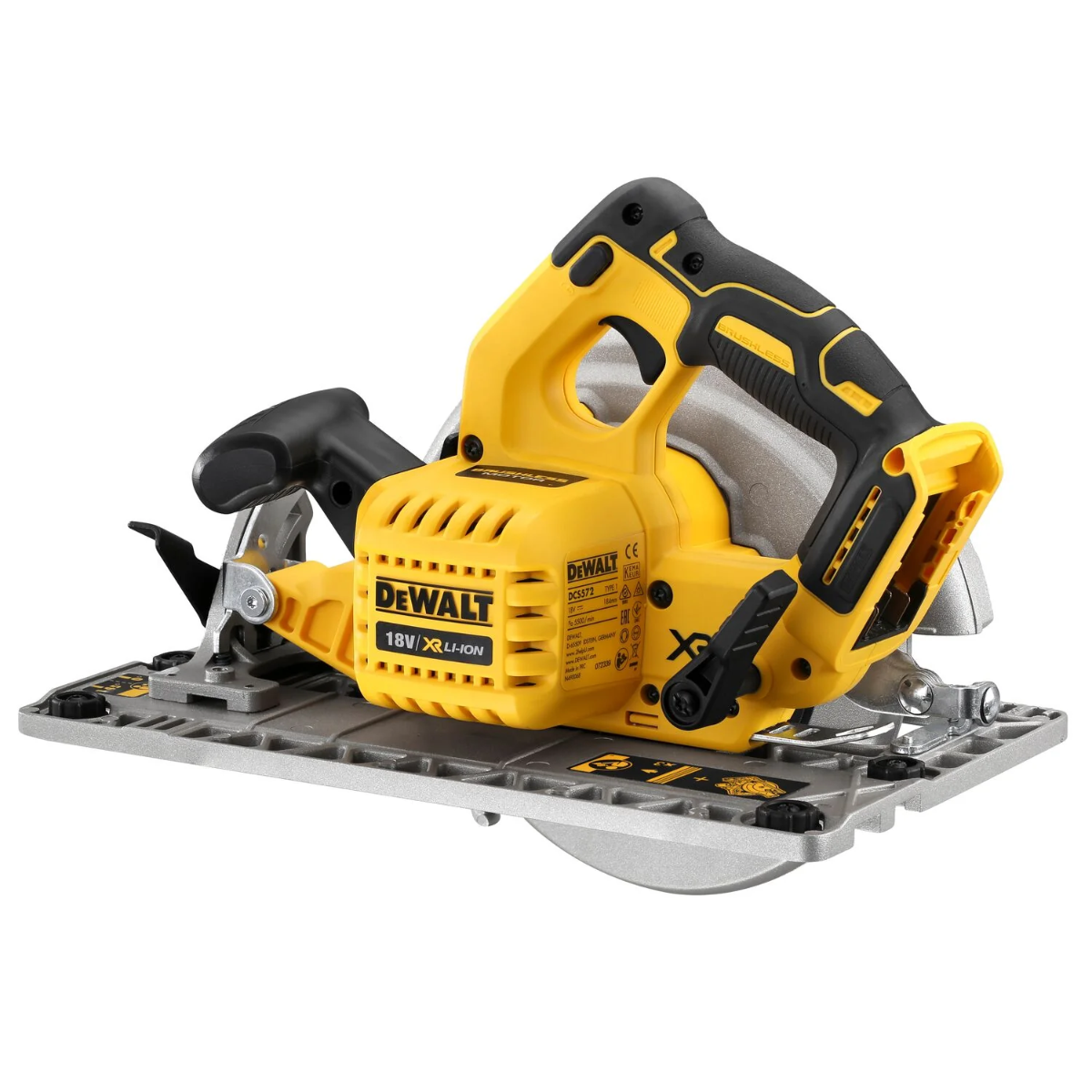 DeWALT DCS572N 18V Li-ion accu cirkelzaag body - 184mm - Koolborstelloos