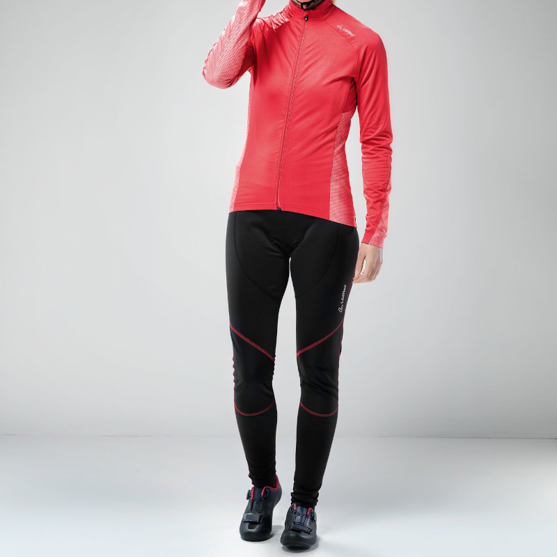 Loeffler WS Elastic zwarte dames fietsbroek