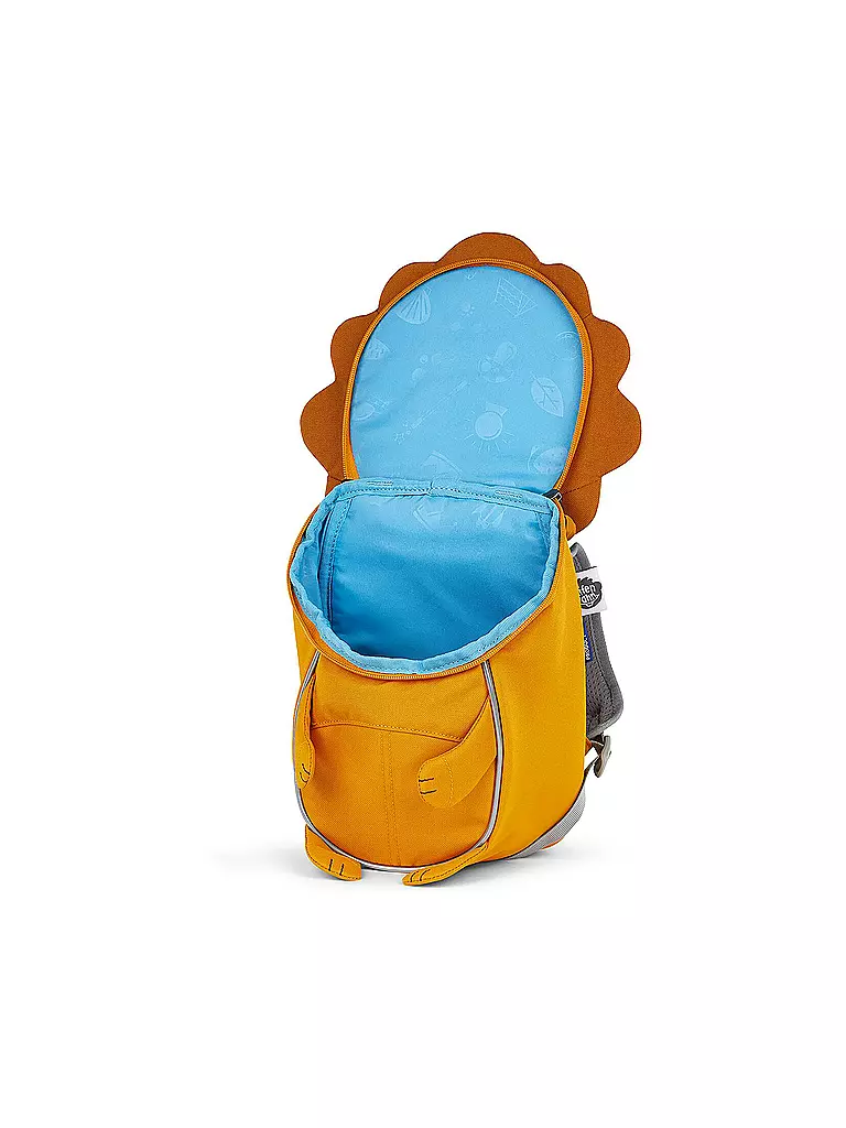 AFFENZAHN Kinder Rucksack Kleiner Freund - Löwe orange