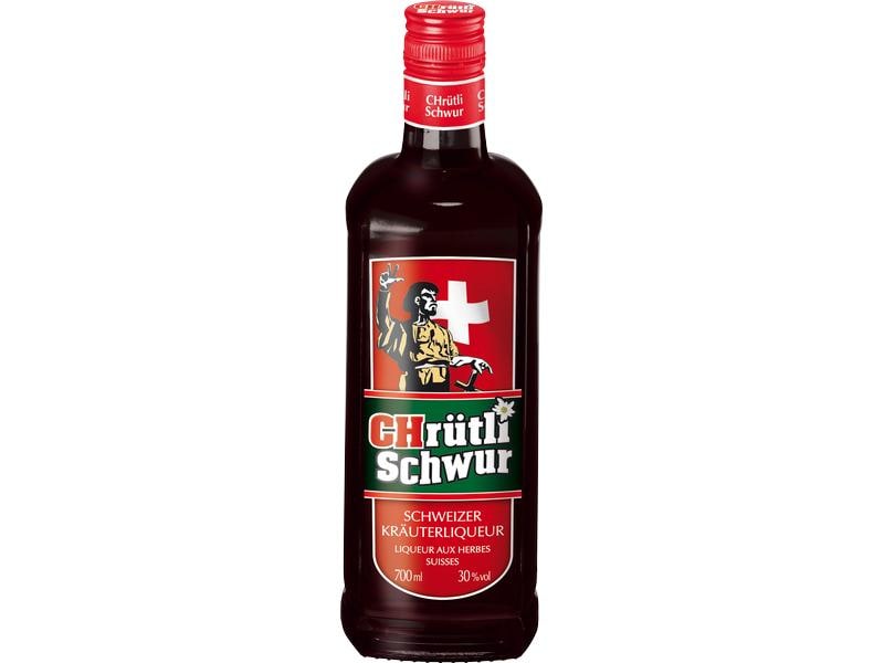 CHrütlischwur Schweizer Kräuterliqueur 0.7 l Spirituosen Spezialität aus Schweizer Alpenkräutern