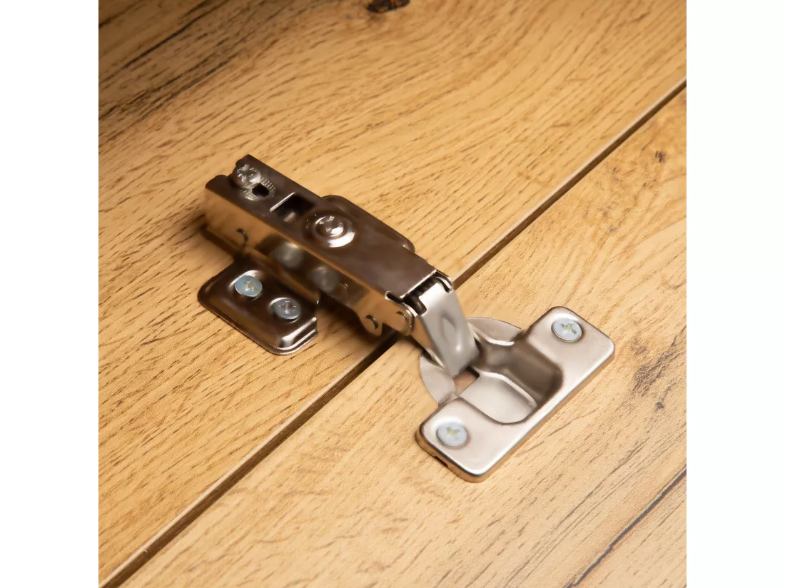 Meuble TV 2 tiroirs 1 portes et 3 niches - en MDF - effet grain de bois et pieds métal - 180x38x50cm