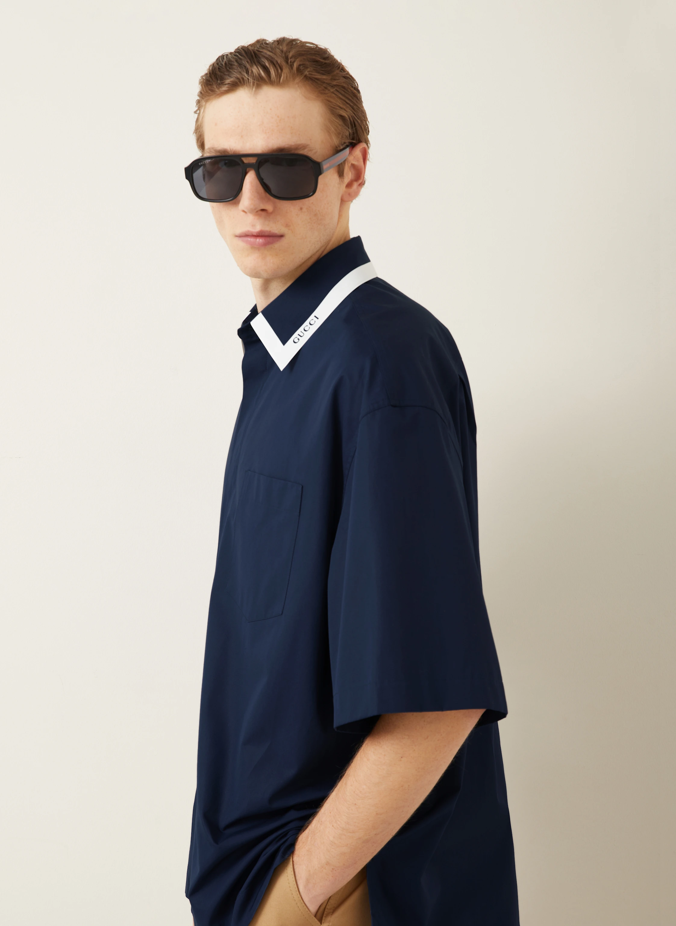 GUCCI Kurzarm-Hemd Comfort Fit