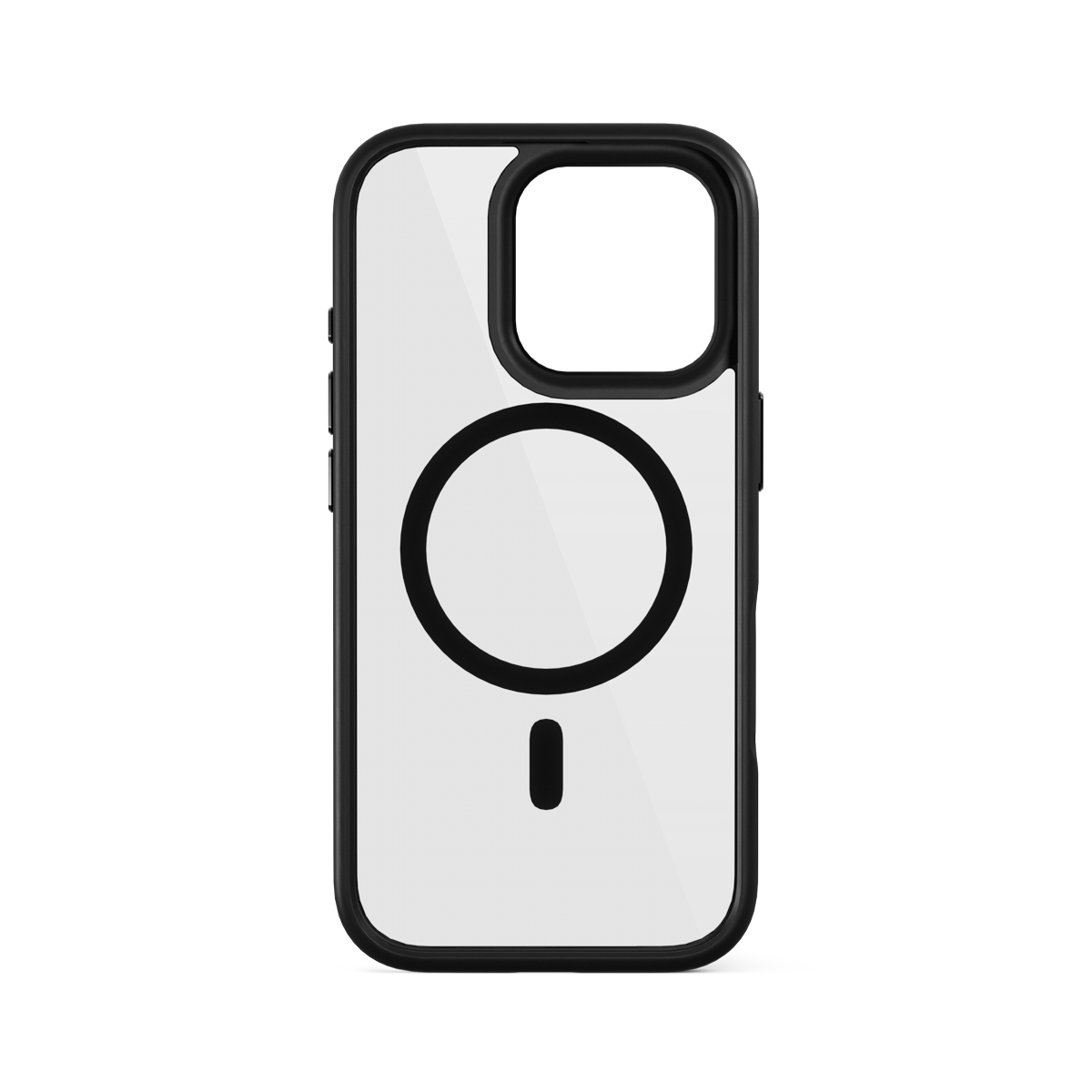 iPhone 16 Pro Mag  Hero Case Pro MagSafe Hybrid Hülle TPU Bumper (91010101300001) - Schwarz / Transparent