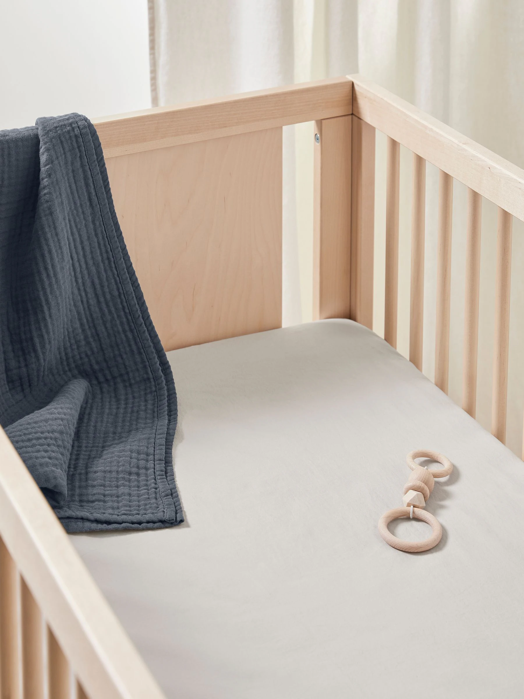 Bedfolk Cot Bed 100% Cotton Fitted Sheet