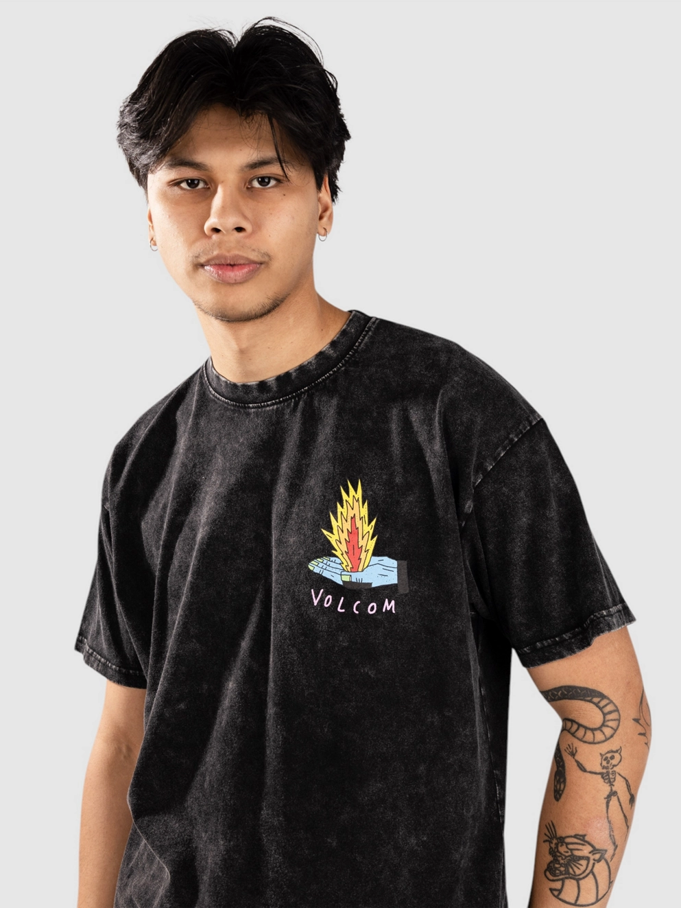 Volcom Fa Bob Mollema 1 T-Shirt light acid black