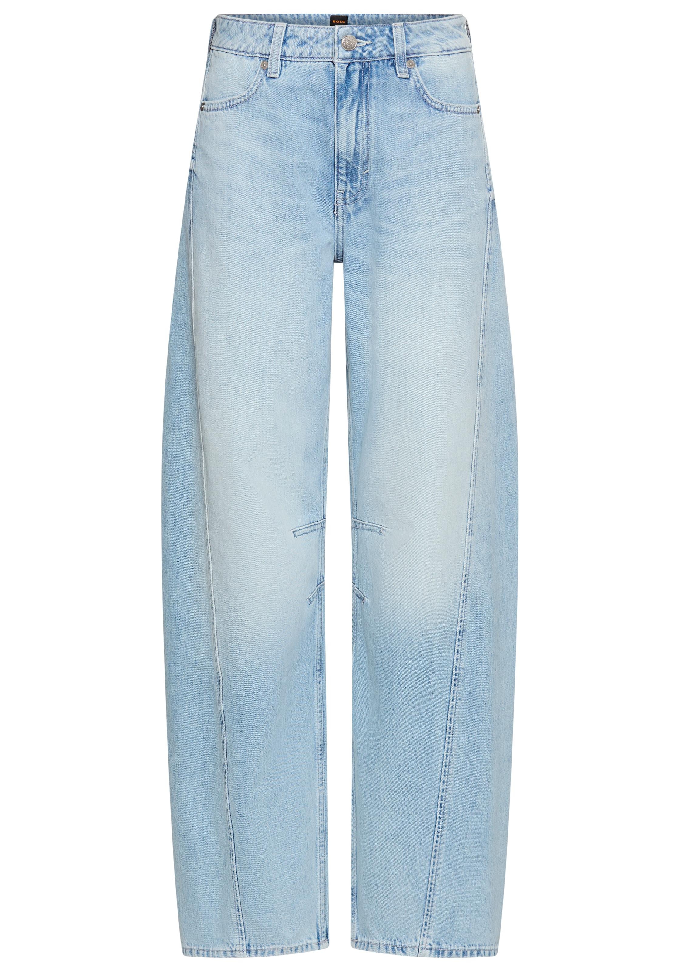 BOSS ORANGE High-waist-Jeans »Baloon High Rise Premium Damenmode«, im Balloon Fit, Abnäher