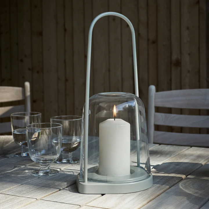 Fritz Hansen - Skagerak Bell Windlicht, Ø 30 cm, hellgrau