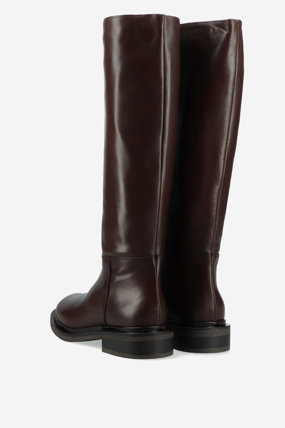 High leather boots