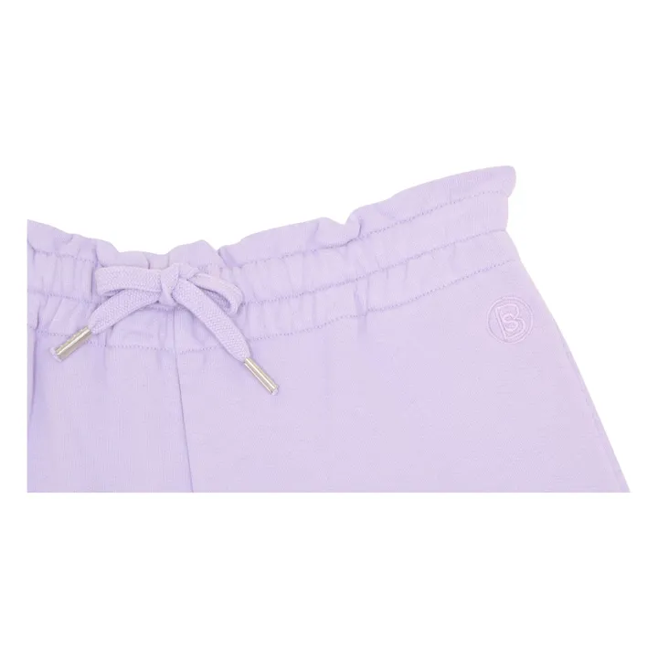 SMALLABLE BASICS Short Fille Molleton Bio | Lilas