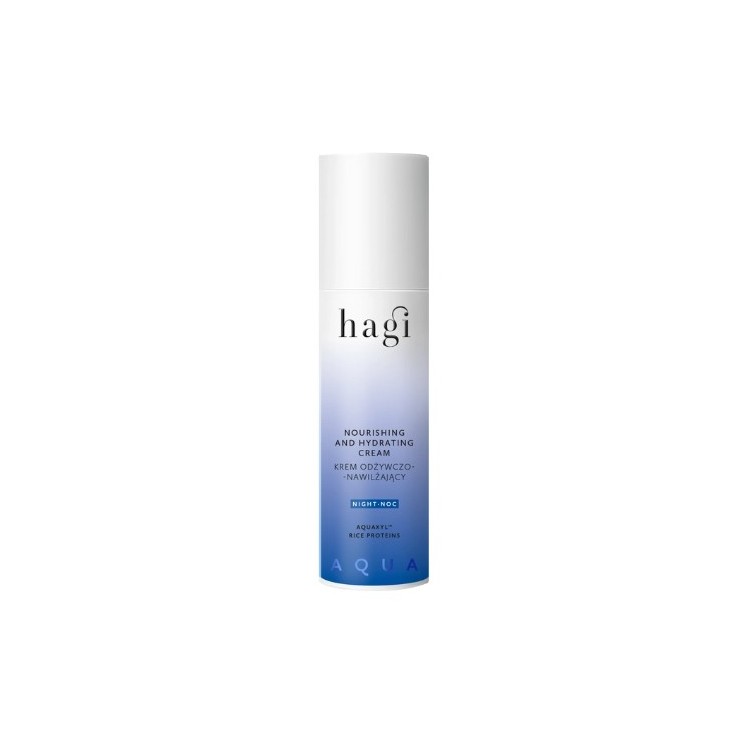 Hagi Aqua Zone Natürliche nährende und feuchtigkeitsspendende Nachtgesichtscreme 50 ml