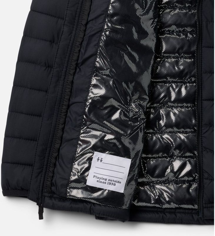 Columbia - Kids Powder Lite II - Jas - Zwart - Polyester