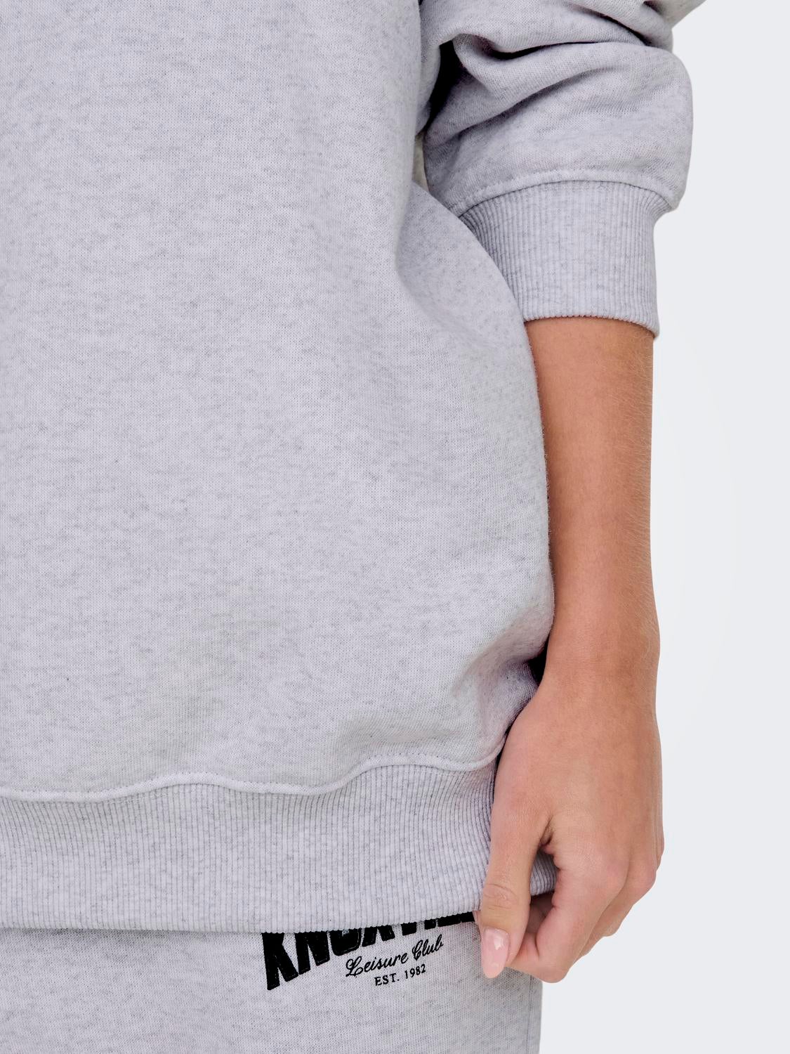 ONLELLIOT Sweatshirt Light Grey Melange