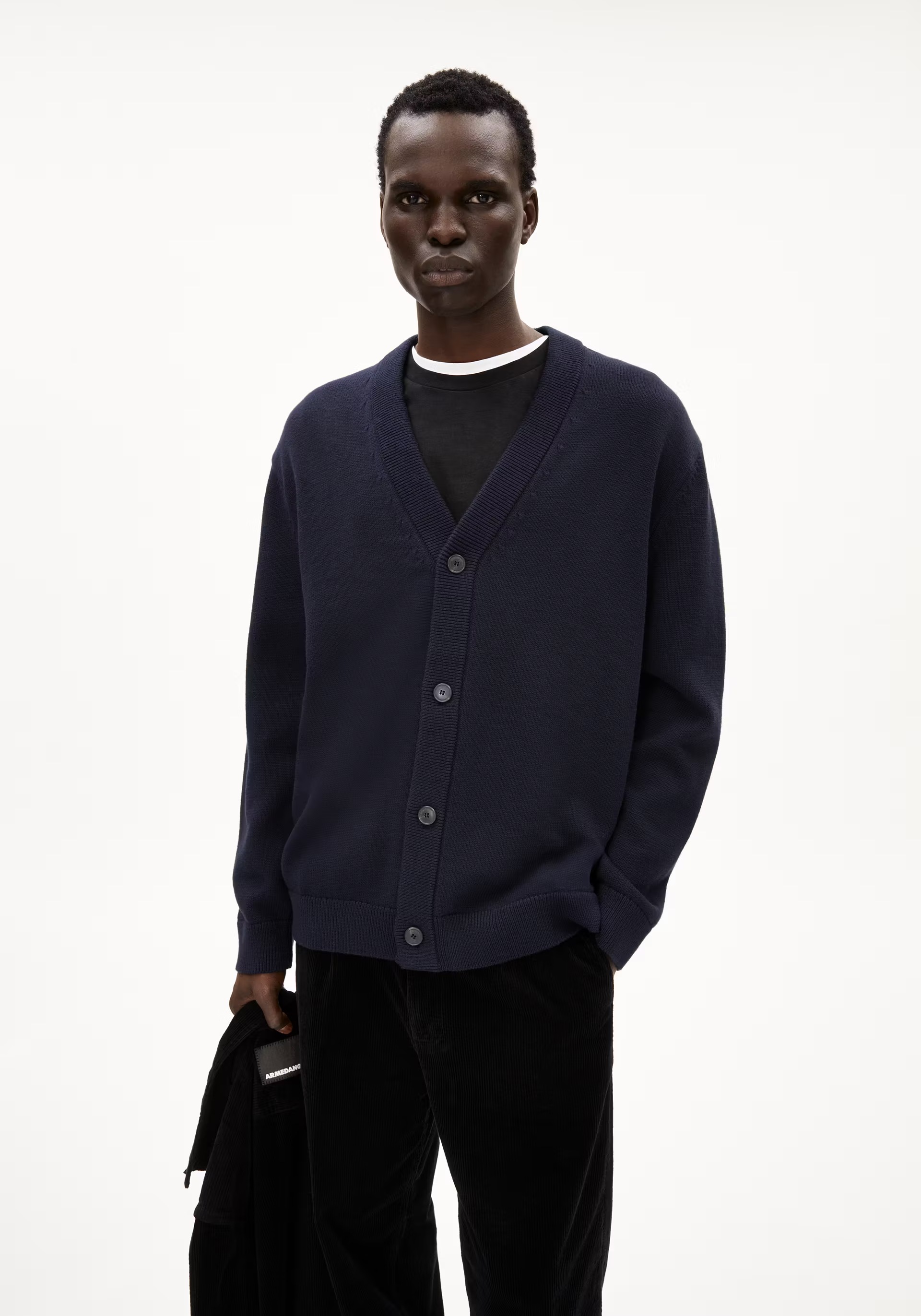 Armedangels Strick-Cardigan Dusaano Night Sky