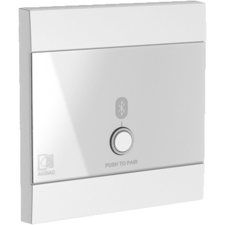 Audac WP220/W wandpaneel Bluetooth-ontvanger voor Audac-hardware