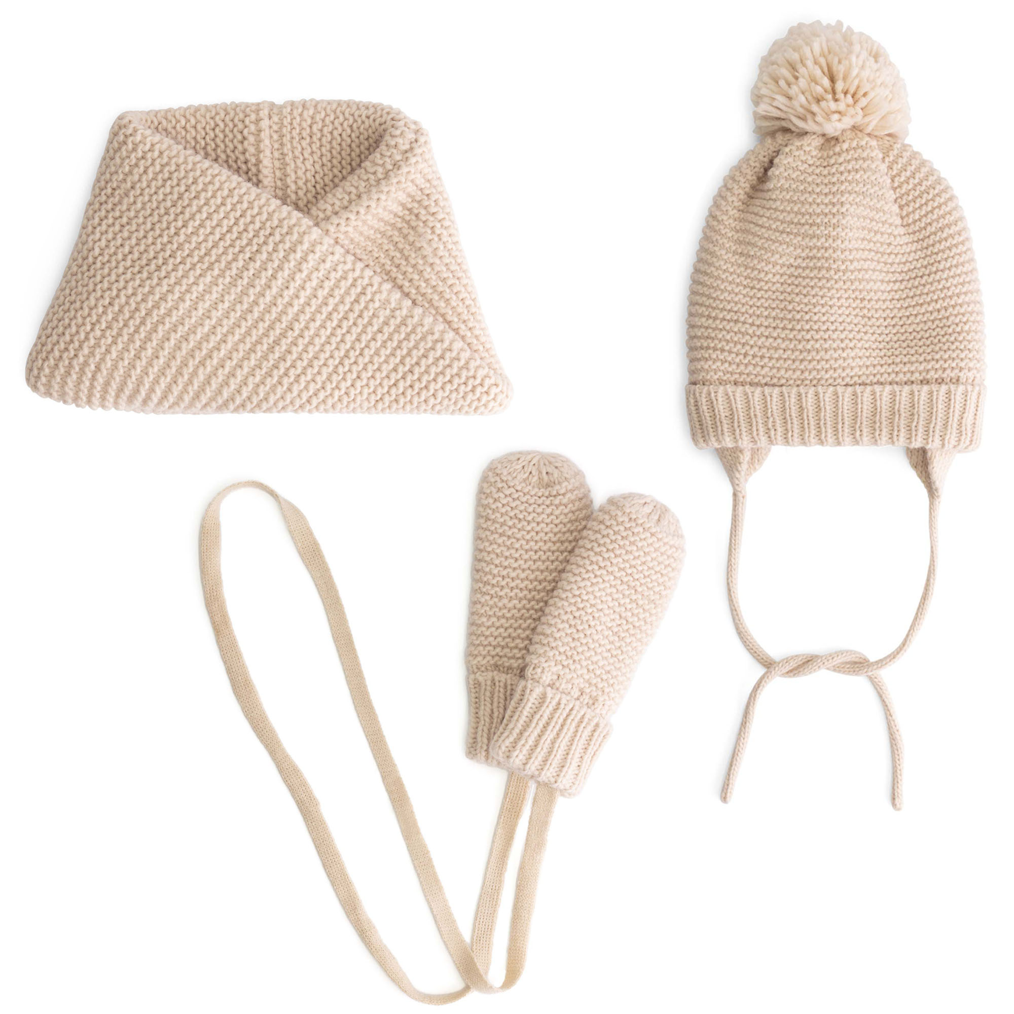 Prénatal peuter wanten   beige