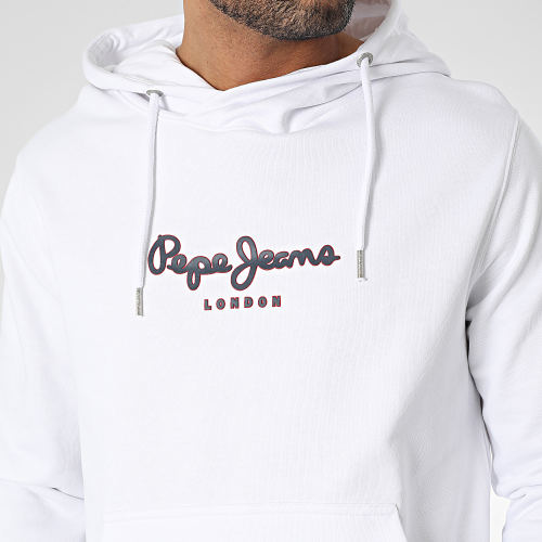 Sweat Capuche Edward Blanc