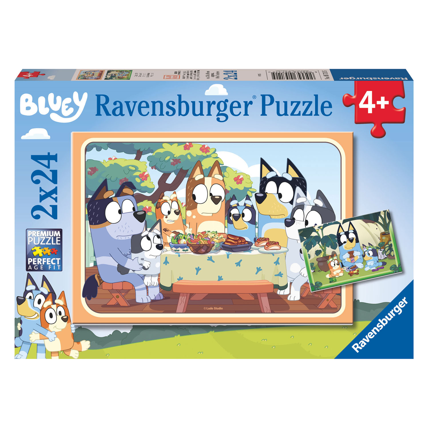 Bluey Legpuzzel 2x24st.