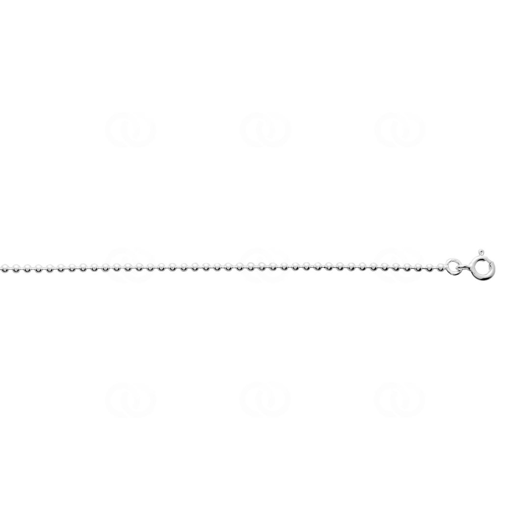 Fusskette Fantasie 925 Silber rhodiniert 26cm