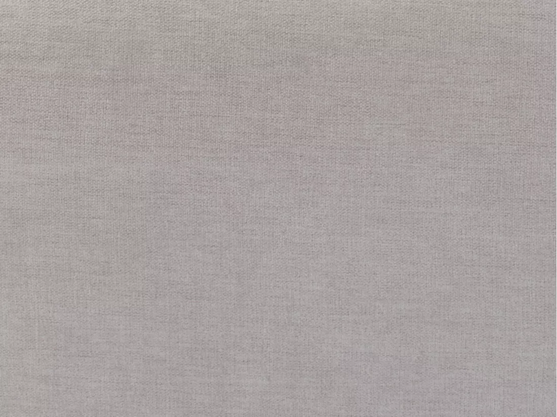 Canapé d'angle droit modulable avec tablette en tissu gris clair RANASO