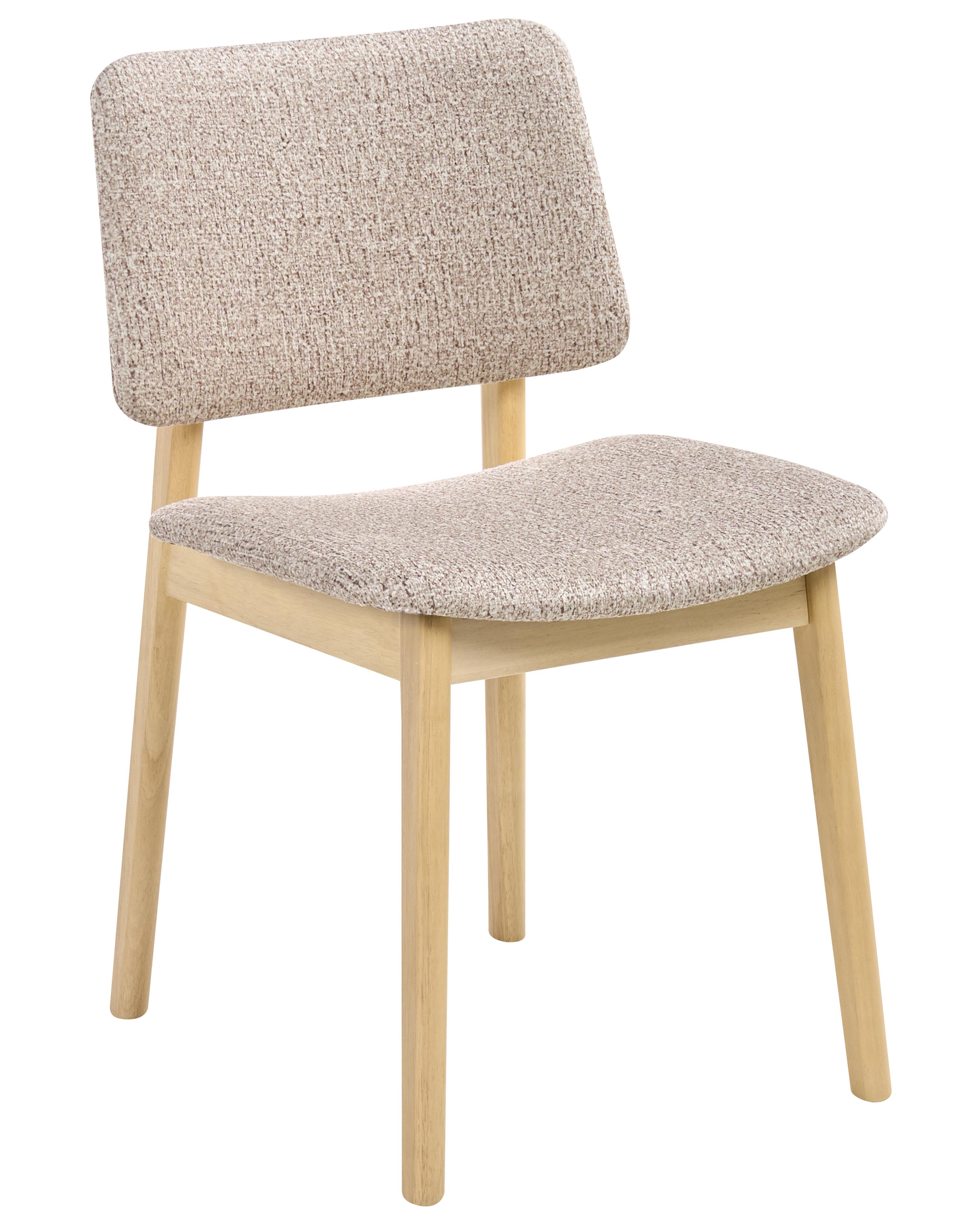 Set van 2 eetkamerstoelen BLANE Bouclé Lichtbruin/taupe