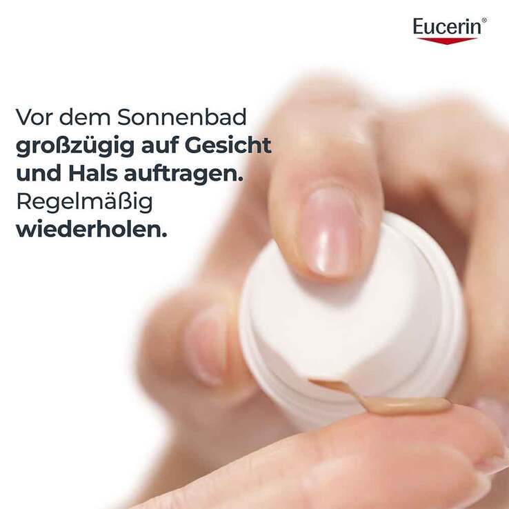 Eucerin Sun Oil Control tinted Creme LSF 50 + mitt., 50 ml