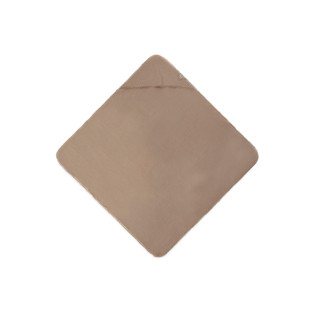 Jollein Baby Badcape Embroidery Biscuit Bruin75 x 75 cm