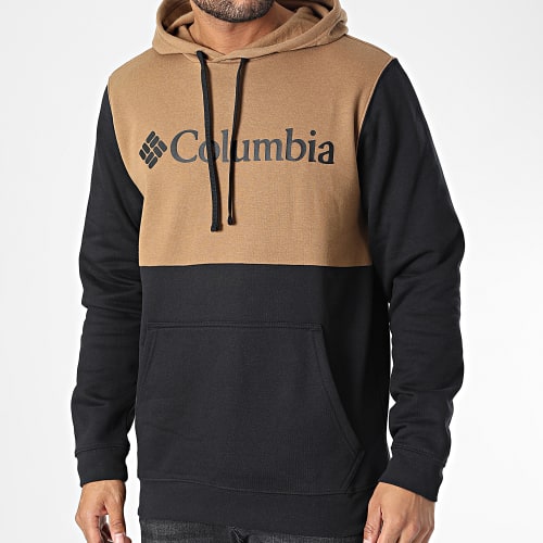 Sweat Capuche Trek Colorblock 1976933 Noir Camel