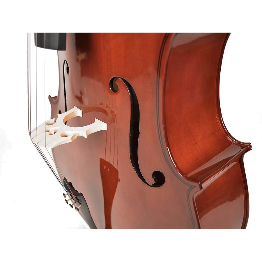 Leonardo LC-1012 Basic Series Cello Outfit 1/2 cello inclusief draagtas en strijkstok