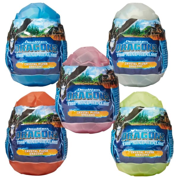 Dragons Crystal Plysj Kosedyr i egg