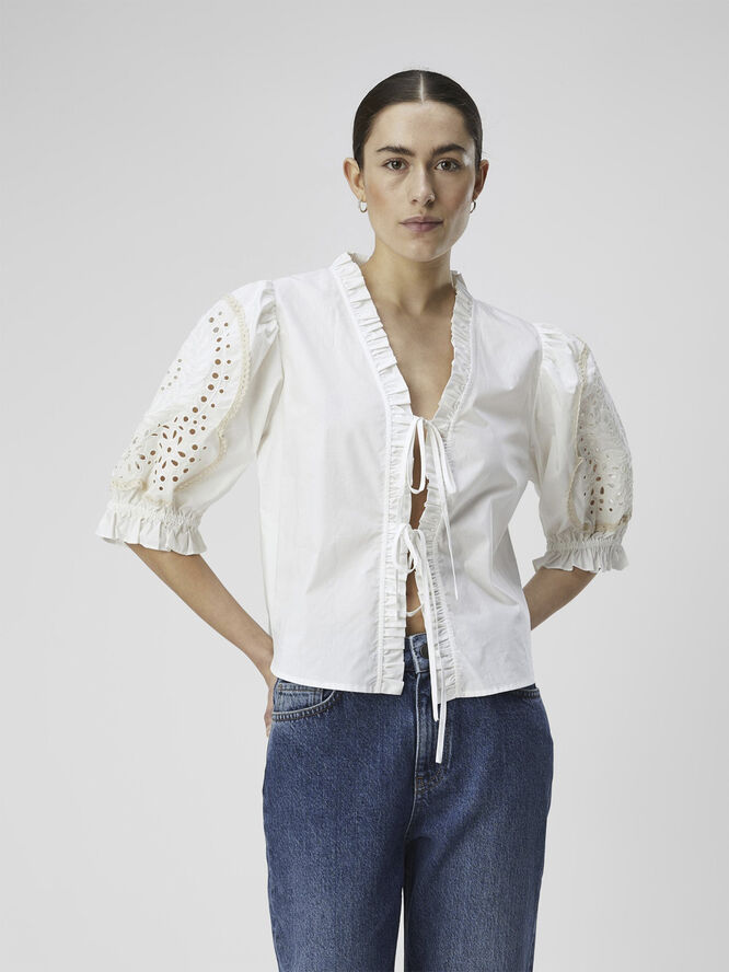 Object OBJBRODERA S/S TOP 132 White sand