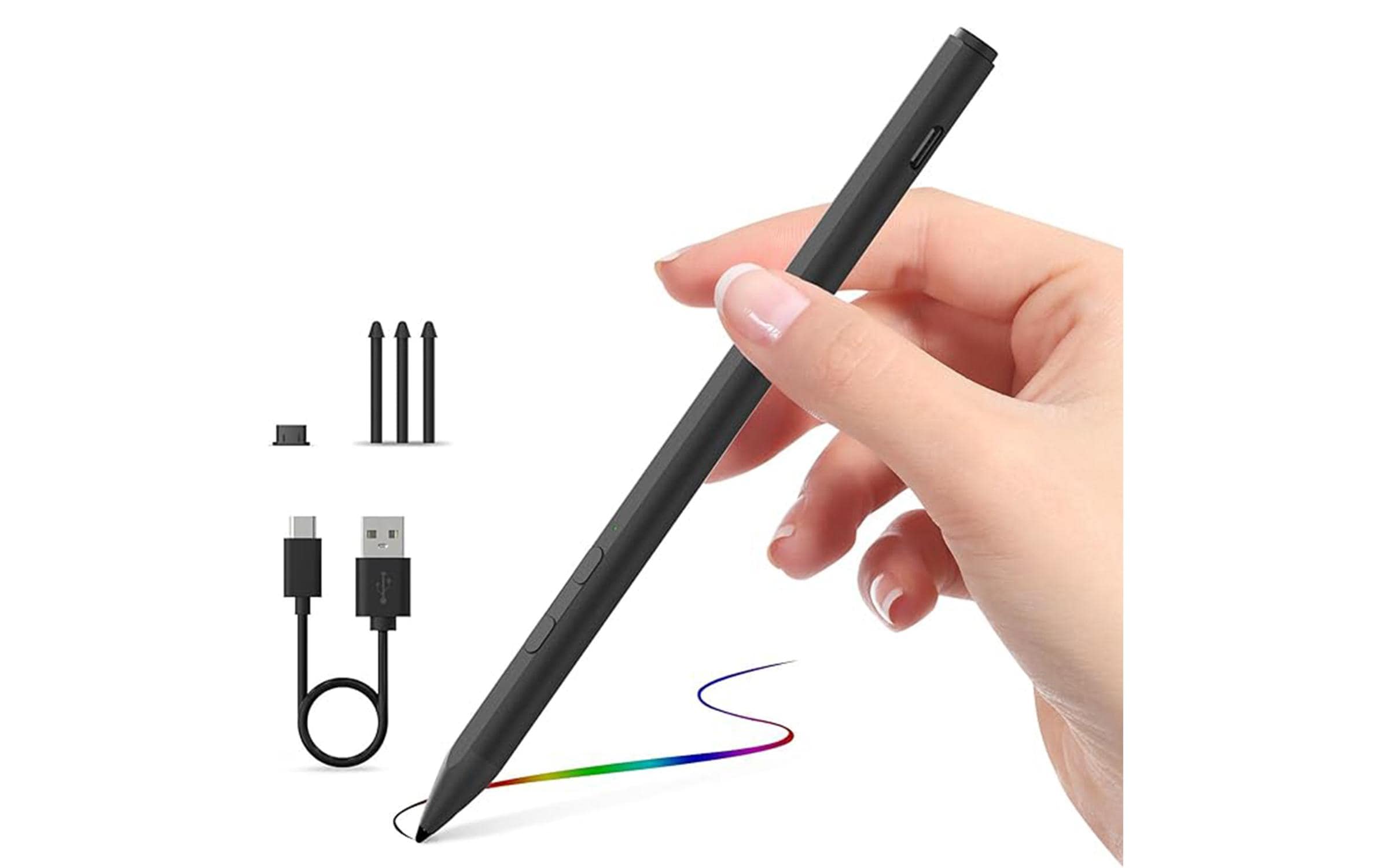 Eingabestift MPP Sylus Pen SchwarzAktiver Eingabestift MPP für Surface