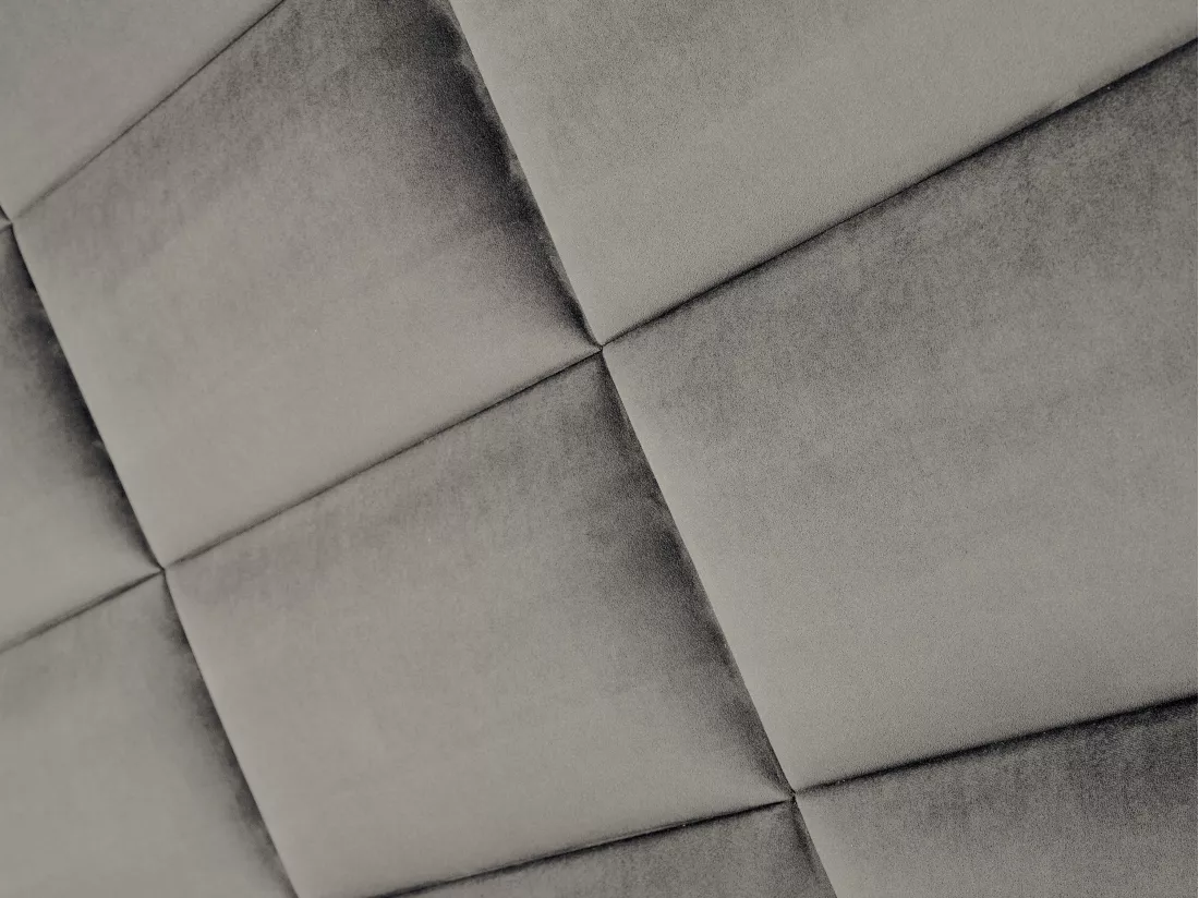 Panneaux muraux tête de lit - 180 cm - Velours - Taupe - BONTE de Pascal Morabito