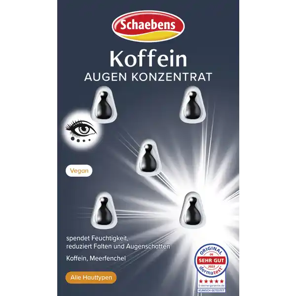 Koffein Augen Konzentrat