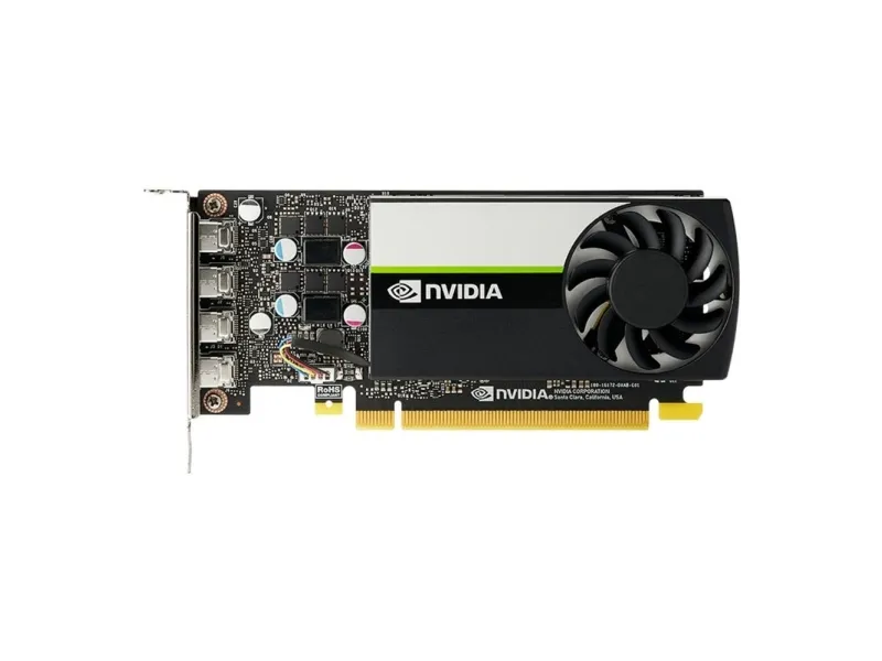 NVIDIA T1000 - Grafikkort - T1000 - 8 GB GDDR6 - PCIe 3.0 x16 lavprofil - 4 x Mini DisplayPort