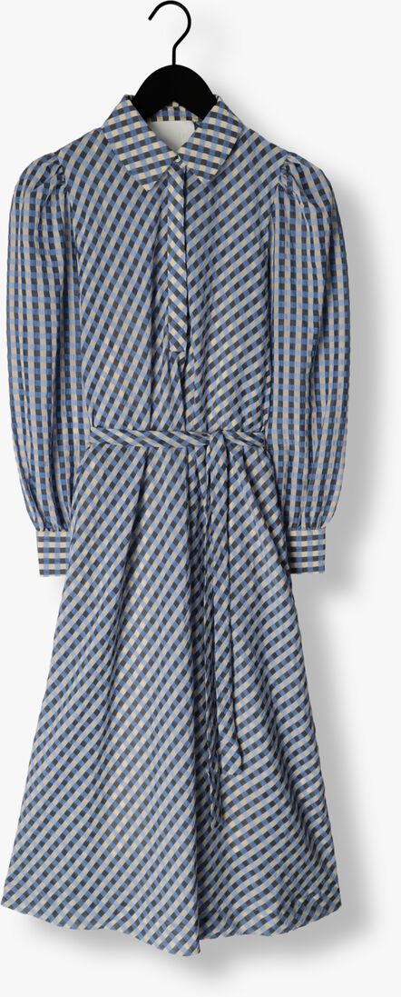 LEVETE ROOM blauwe levete room midi jurk anemoone 1