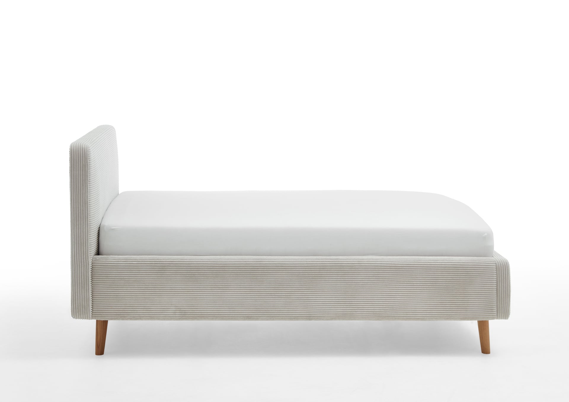 Polsterbett MATTIS 140 x 200 cm Cord beige