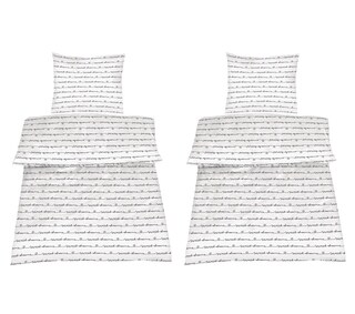 2er Set Microfaser Bettwäsche Sweety 135 x 200 cm