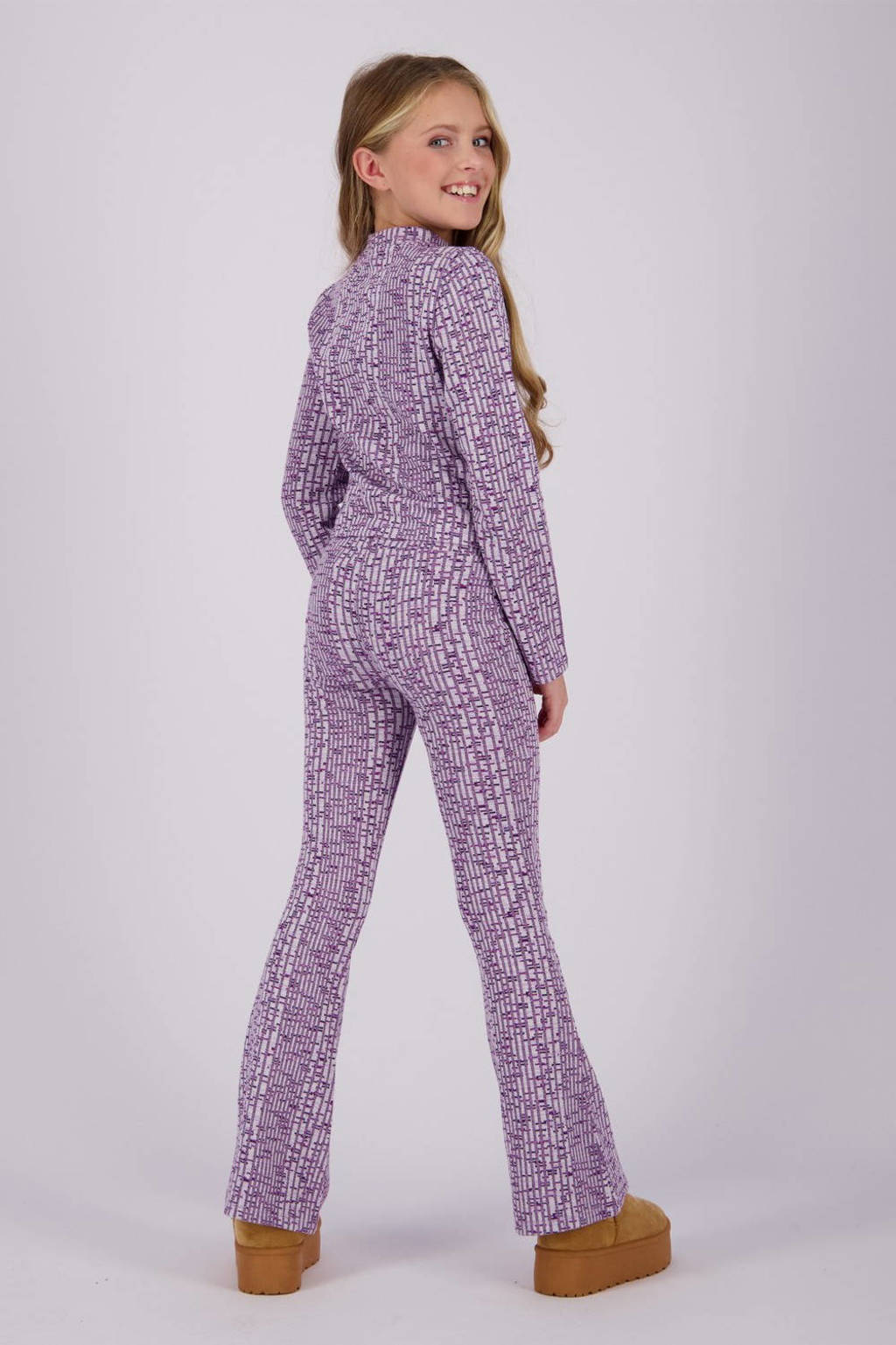 Vingino top Janouk met all over print lila