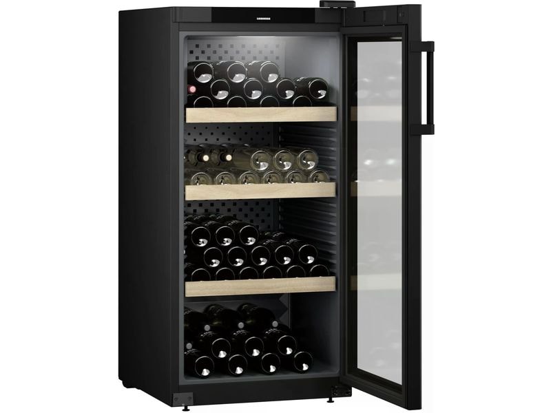 Liebherr Weinkühlschrank WPbl 4201 GrandCru Rechts, Wechsel Freistehender Weinlagerschrank mit Glastür