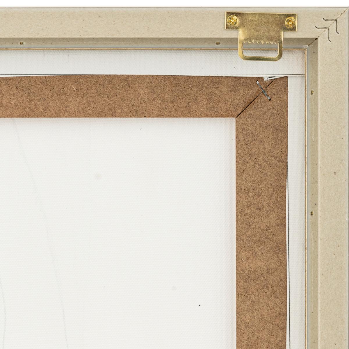 TOILE IMPRIMEE ENCADREE SIBBA EFFET ALU D.800X60CM