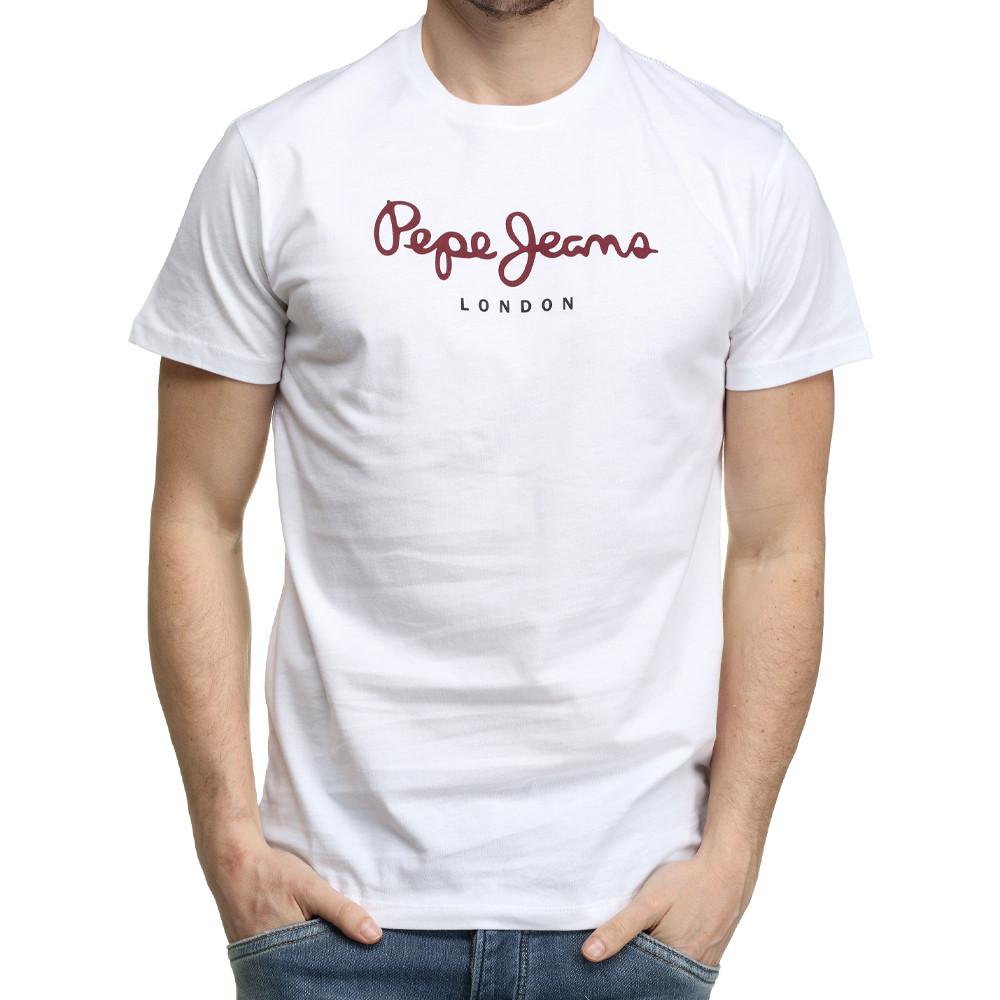 Pepe jeans T-shirt Blanc Homme Pepe Jeans Eggo N