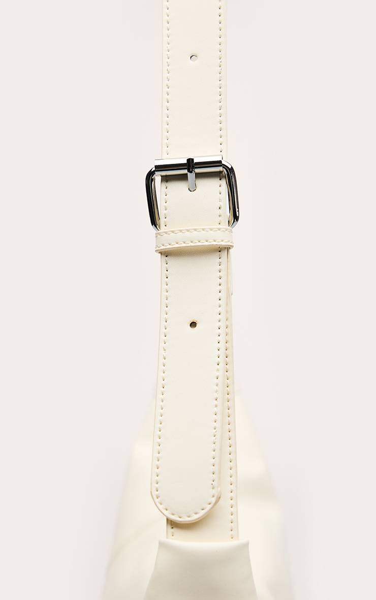 Crème Sac Bandoulière Croissant En Synthétiquecuir