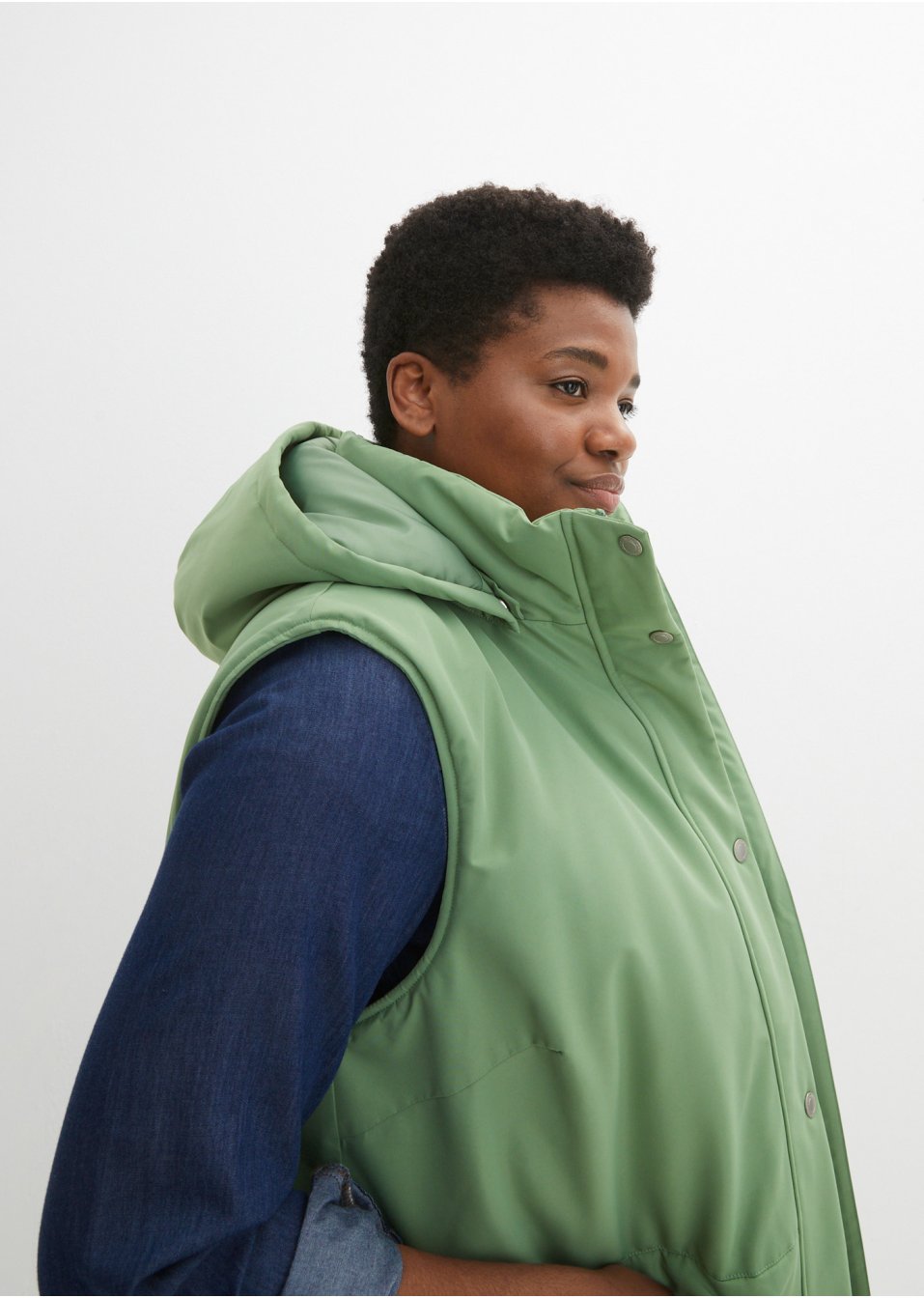 Veste sans manches, doublée