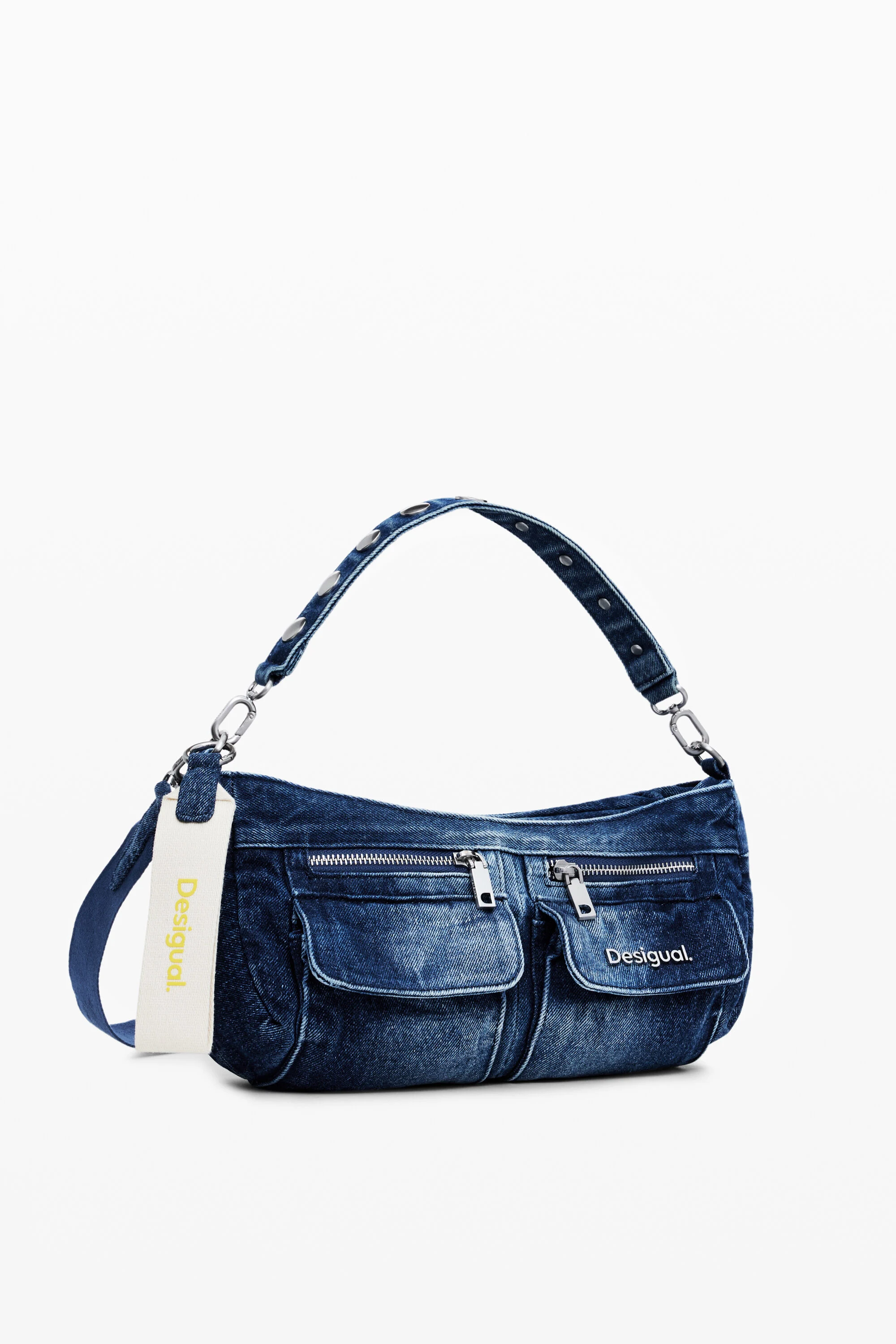 Bolsa de ombro em jeans