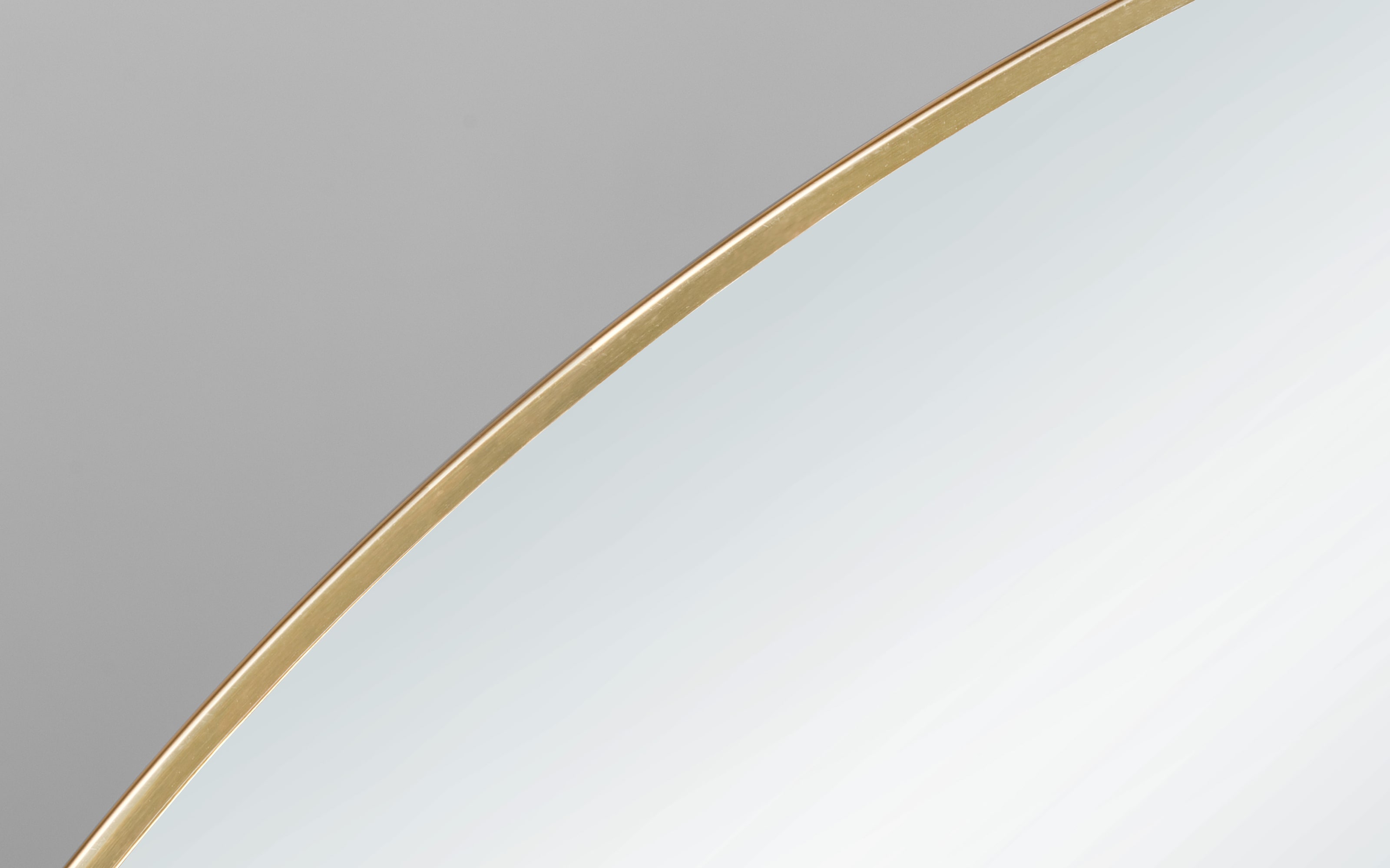 Metallspiegel Esra, goldfarbig, 50 cm
