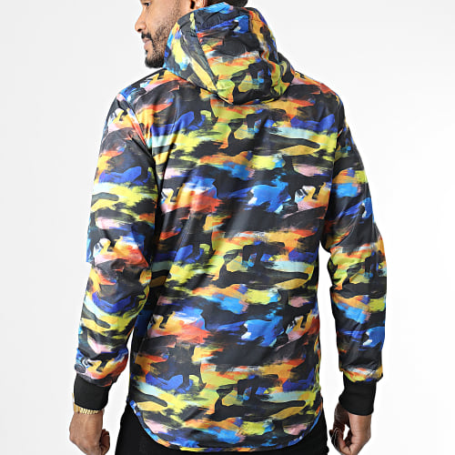 Veste Zippée Capuche 7424 Noir Multicolor
