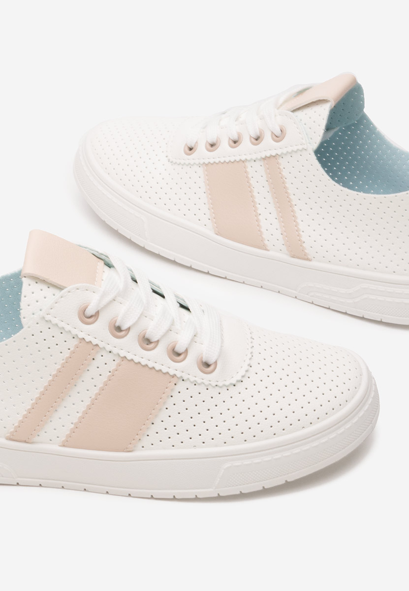 Chaussures casual femme blancs Heayli